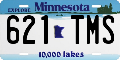 MN license plate 621TMS