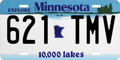 MN license plate 621TMV