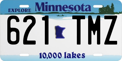 MN license plate 621TMZ