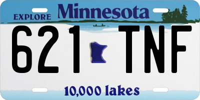 MN license plate 621TNF