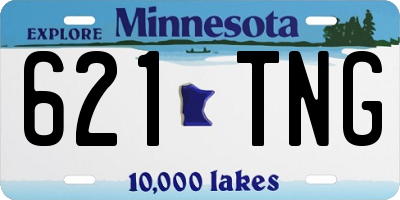 MN license plate 621TNG