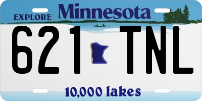MN license plate 621TNL