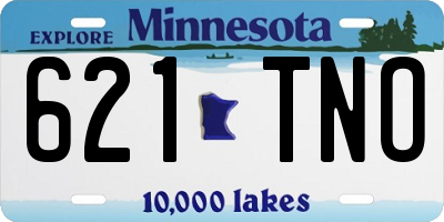 MN license plate 621TNO
