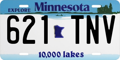 MN license plate 621TNV
