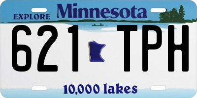 MN license plate 621TPH