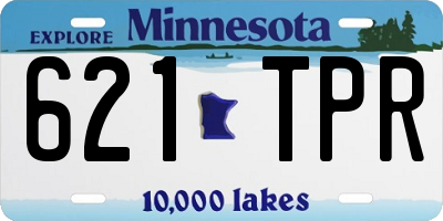 MN license plate 621TPR