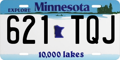 MN license plate 621TQJ