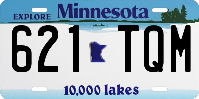 MN license plate 621TQM