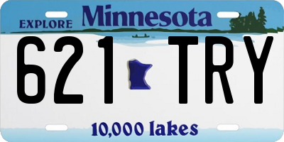 MN license plate 621TRY