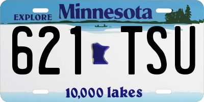 MN license plate 621TSU