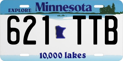 MN license plate 621TTB