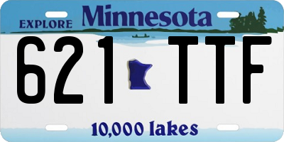MN license plate 621TTF