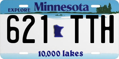 MN license plate 621TTH