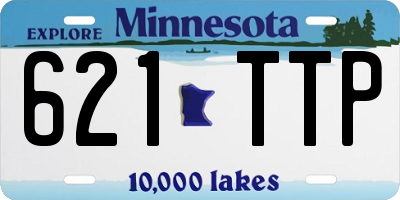 MN license plate 621TTP