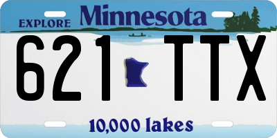 MN license plate 621TTX