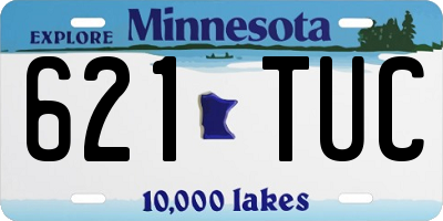 MN license plate 621TUC