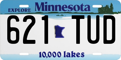 MN license plate 621TUD