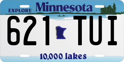 MN license plate 621TUI