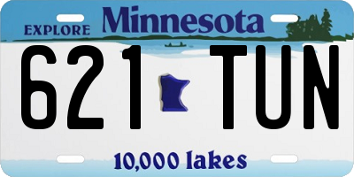 MN license plate 621TUN