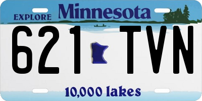 MN license plate 621TVN