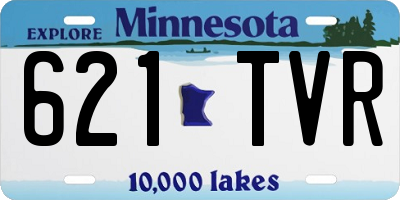 MN license plate 621TVR
