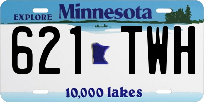 MN license plate 621TWH