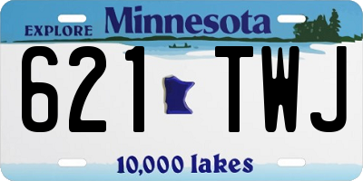 MN license plate 621TWJ