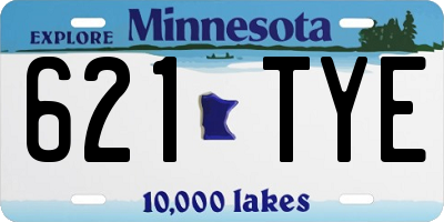MN license plate 621TYE