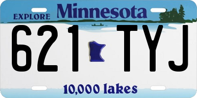 MN license plate 621TYJ