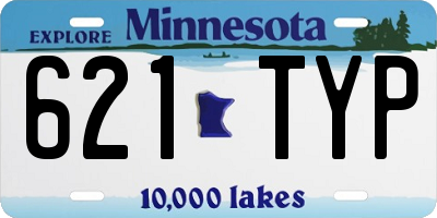 MN license plate 621TYP