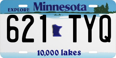 MN license plate 621TYQ