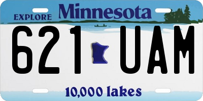 MN license plate 621UAM