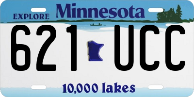 MN license plate 621UCC