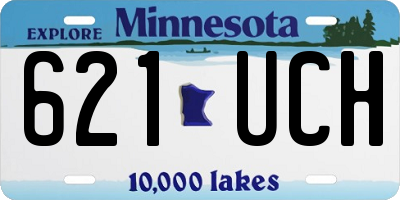 MN license plate 621UCH
