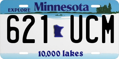 MN license plate 621UCM