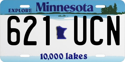 MN license plate 621UCN