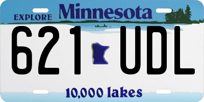 MN license plate 621UDL