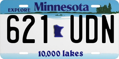 MN license plate 621UDN