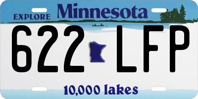 MN license plate 622LFP
