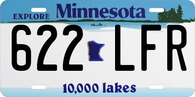 MN license plate 622LFR