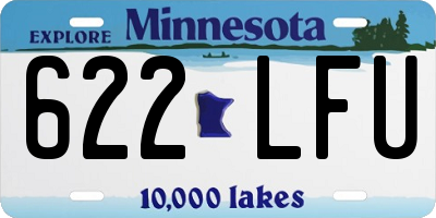 MN license plate 622LFU