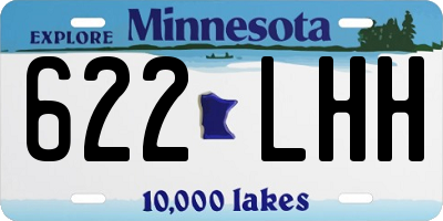MN license plate 622LHH