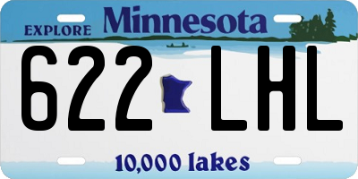 MN license plate 622LHL