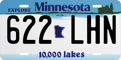 MN license plate 622LHN
