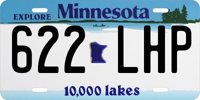 MN license plate 622LHP