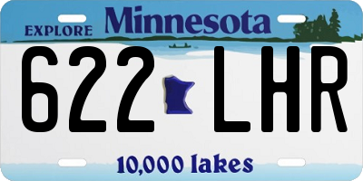 MN license plate 622LHR