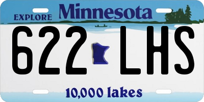MN license plate 622LHS