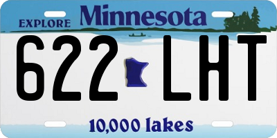 MN license plate 622LHT