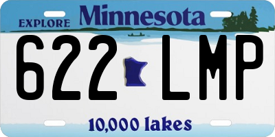 MN license plate 622LMP