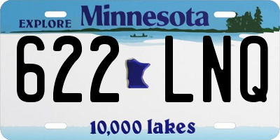MN license plate 622LNQ